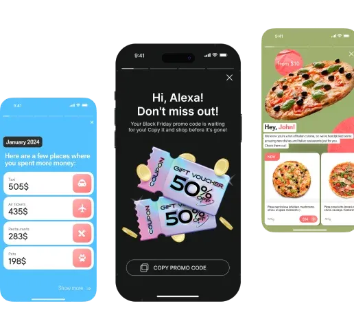 PERSONALIZED IN-APP CAMPAIGNS